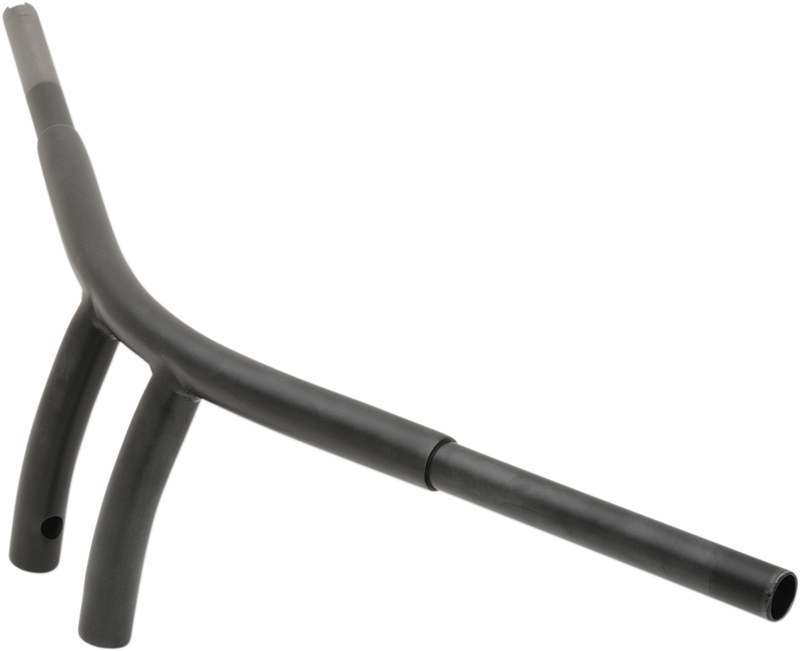 DRAG SPECIALTIES 1-1/4" Buffalo T-Bar Pullback Handlebar - 6" - TBW - Flat Black