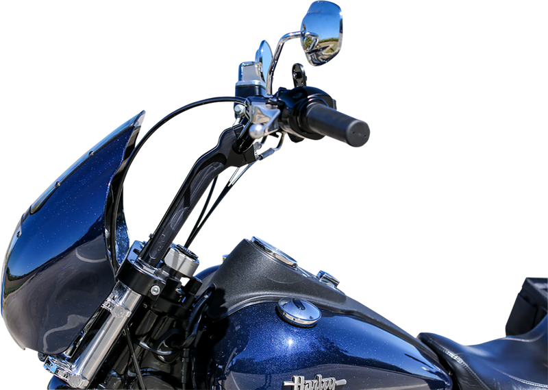 THRASHIN SUPPLY CO. Risers - Pull Back - 9-1/2" - Black