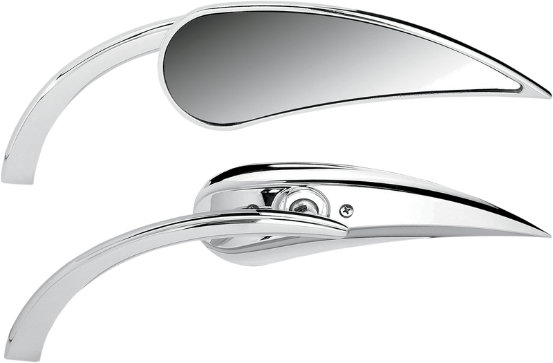 ARLEN NESS Mirror - Micro - Rad 2 - Side View - Teardrop - Chrome - Left