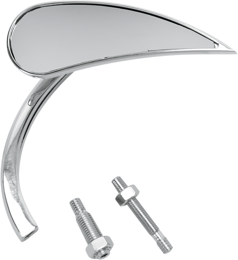 ARLEN NESS Mirror - Micro - Rad 2 - Side View - Teardrop - Chrome - Right