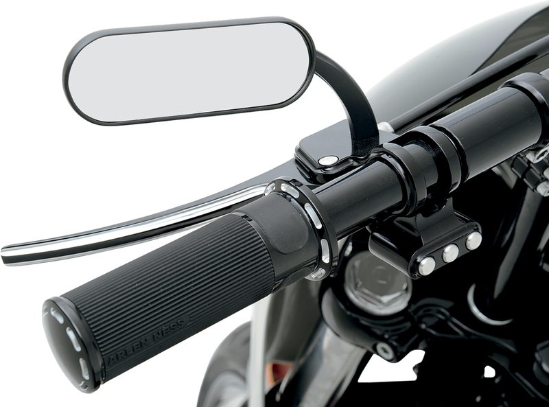 ARLEN NESS Mirror - Micro - Mini - Side View - Oval - Black - Left