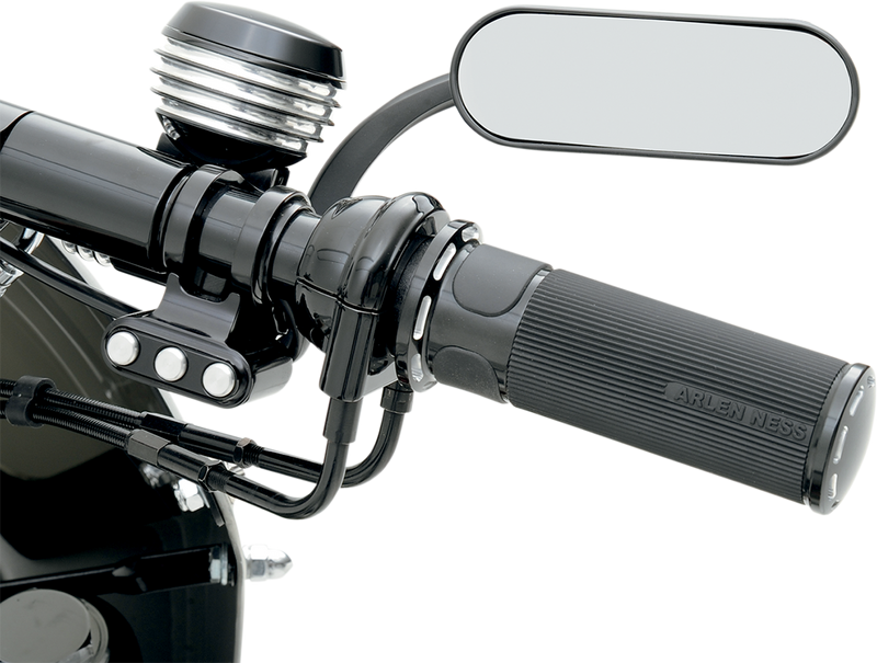 ARLEN NESS Mirror - Micro - Mini - Side View - Oval - Black - Right