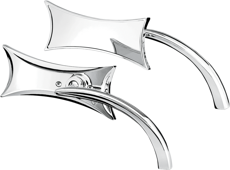 ARLEN NESS Mirror - Micro - Four-Point - Side View - Rectangle - Chrome - Left