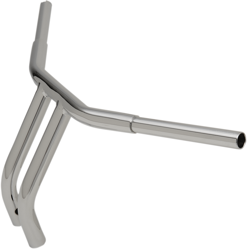 DRAG SPECIALTIES 1-1/4" Buffalo Inverted Drag Bar Pullback Handlebar - 10" - Chrome
