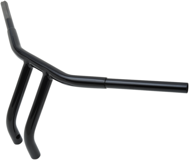 DRAG SPECIALTIES 1-1/4" Buffalo Inverted Drag Bar Pullback Handlebar - 10" - Gloss Black