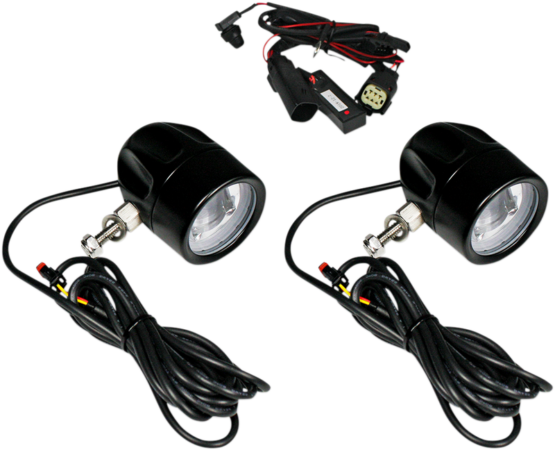 CUSTOM DYNAMICS ProBEAM® LED Halo Fog Lamps - SS6 - Black