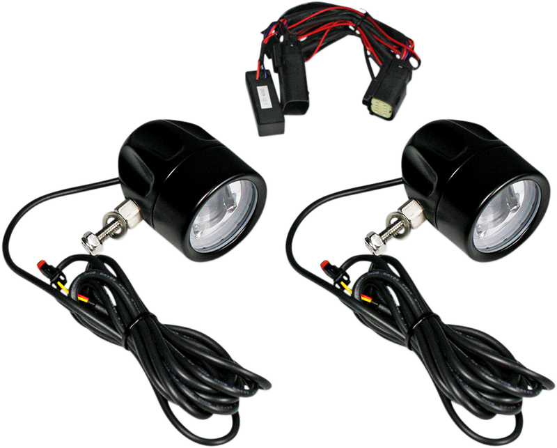 CUSTOM DYNAMICS ProBEAM® LED Halo Fog Lamps - SS8 - Black