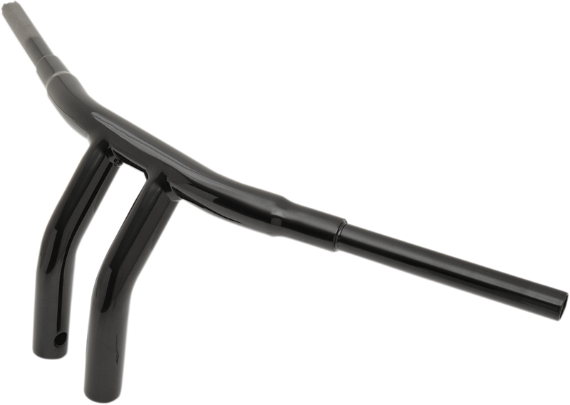 DRAG SPECIALTIES 1-1/2" Big Buffalo Chopper T-Bar Pullback Handlebar - 10" - Gloss Black
