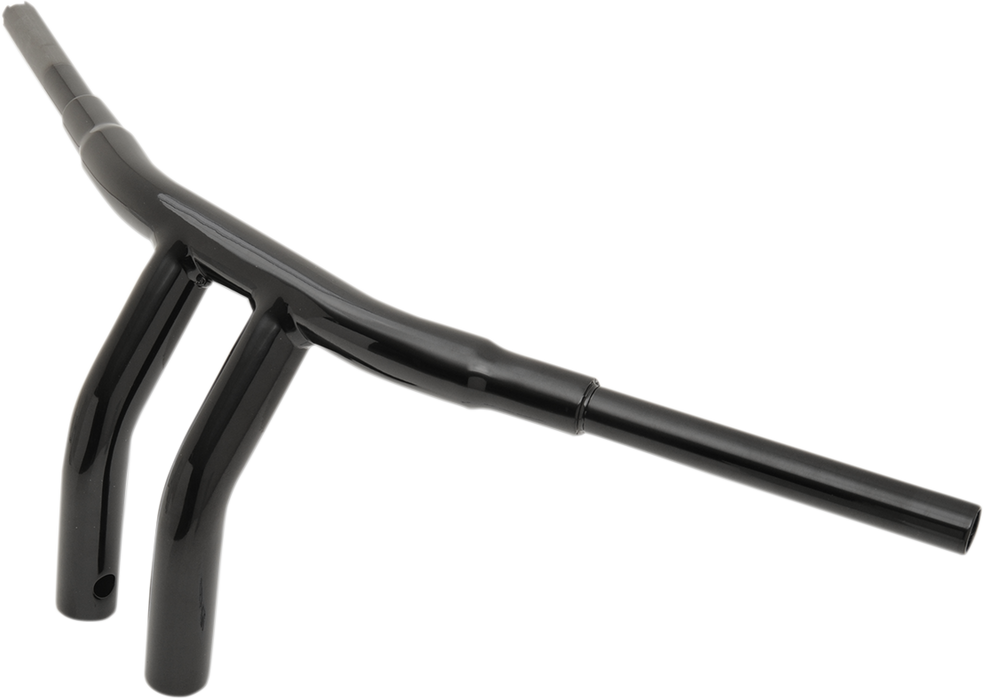 DRAG SPECIALTIES 1-1/2" Big Buffalo Chopper T-Bar Pullback Handlebar - 10" - Gloss Black