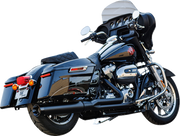 S&S CYCLE 2-into-1 Sidewinder Exhaust System - 50-State - Black - M8 Touring 550-0759