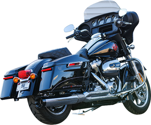 S&S CYCLE 2-into-1 Sidewinder Exhaust System - 50-State - Chrome - M8 Touring 550-0758