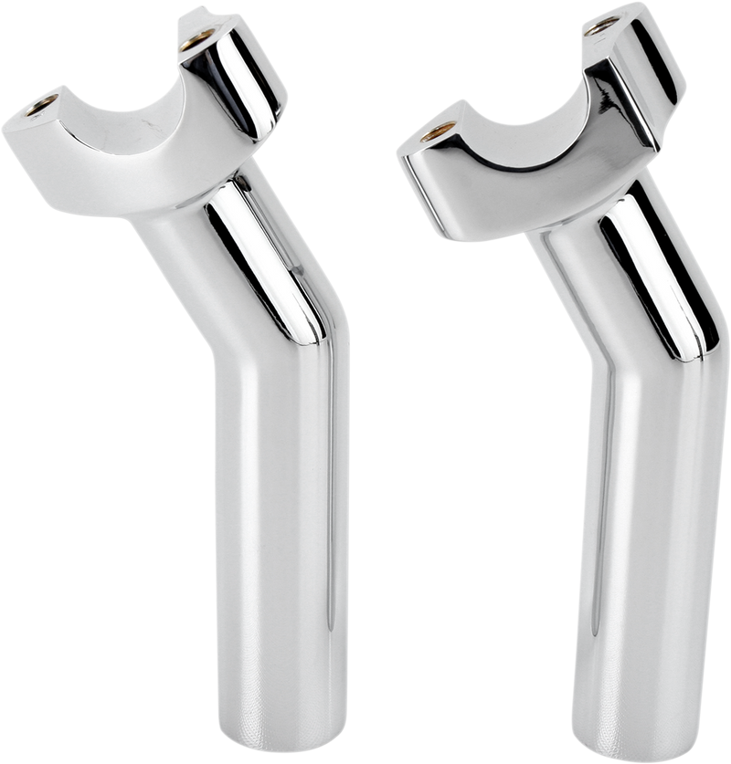 DRAG SPECIALTIES 1" Forged Aluminum Pullback Handlebar Riser - 5 1/2" - Chrome
