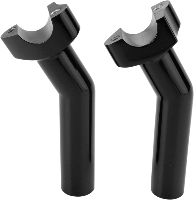 DRAG SPECIALTIES 1" Forged Aluminum Pullback Handlebar Riser - 5 1/2" - Black