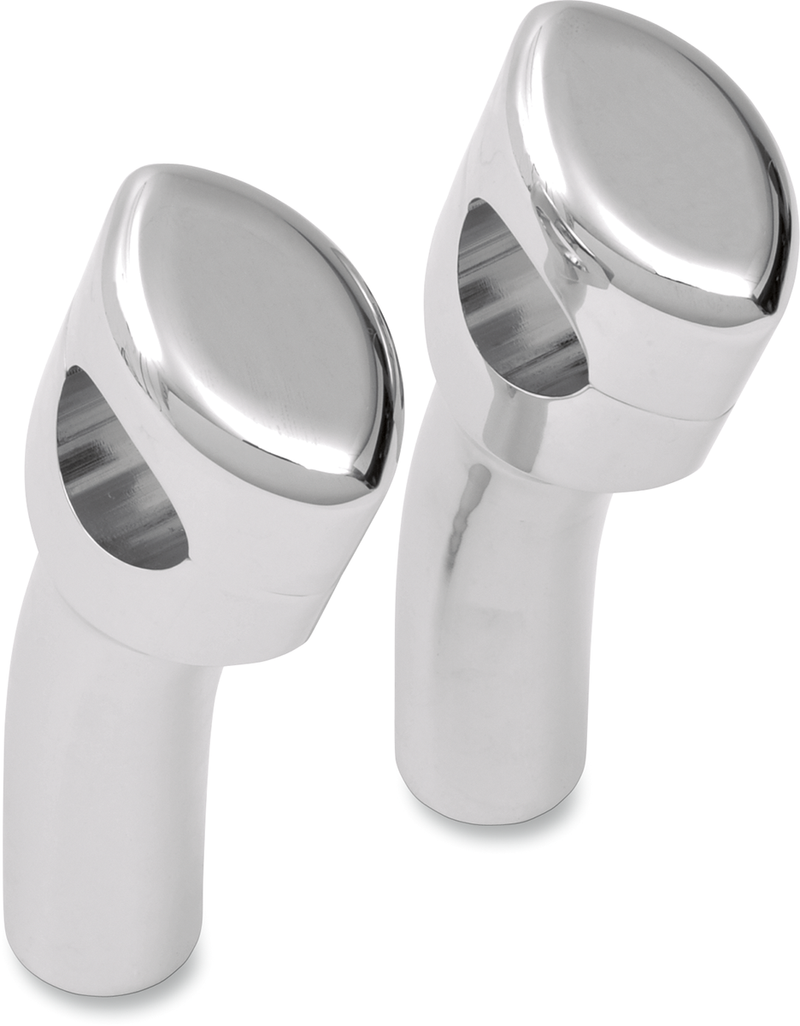 DRAG SPECIALTIES 1 1/2" Big Buffalo Pullback Handlebar Risers - 5 1/2" - Chrome