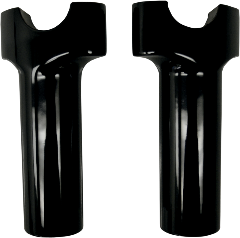 DRAG SPECIALTIES Buffalo Billet Aluminum Straight Handlebar Riser - Gloss Black - 4"