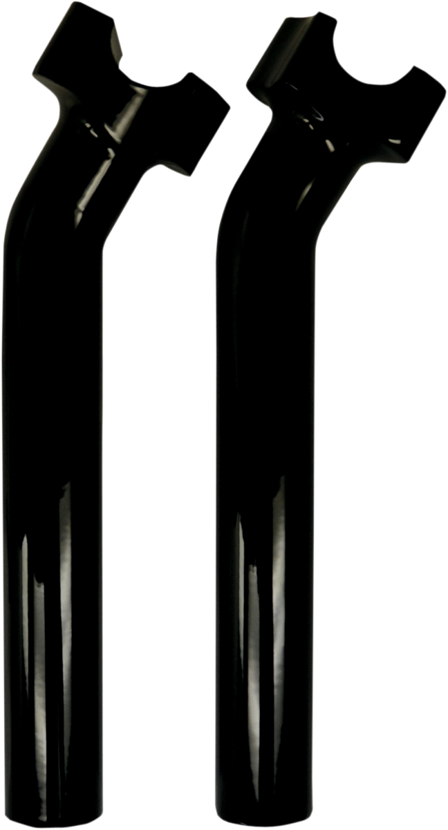 DRAG SPECIALTIES Buffalo Billet Aluminum Pullback Handlebar Riser - Gloss Black - 9-1/2"