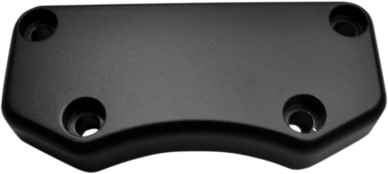 DRAG SPECIALTIES Buffalo Handlebar Clamp - Flat Black - Smooth