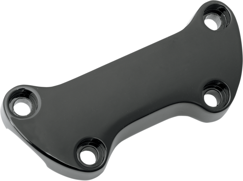 DRAG SPECIALTIES 1" Handlebar Clamp - Smooth - Gloss Black