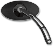 PRO-ONE PERF.MFG. Mirror - Pro Street - Side View - Smooth - Oval - Black - Right 102600B