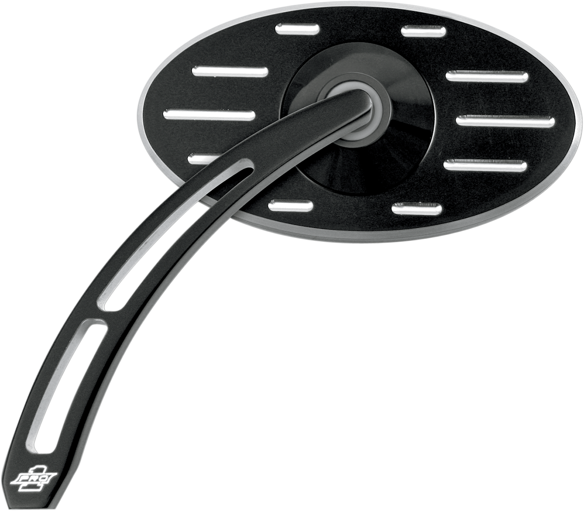 PRO-ONE PERF.MFG. Mirror - Pro Street - Oval - Black — Lifestyle Cycles
