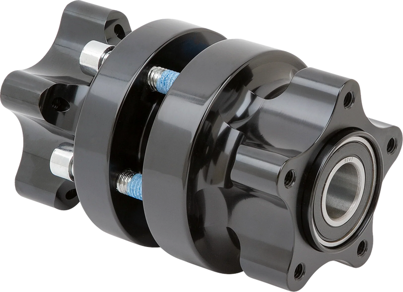 ARLEN NESS Hub - Cartridge - Front/Dual Disc - Black - Softail Low Rider S/ST/El Diablo 71-652