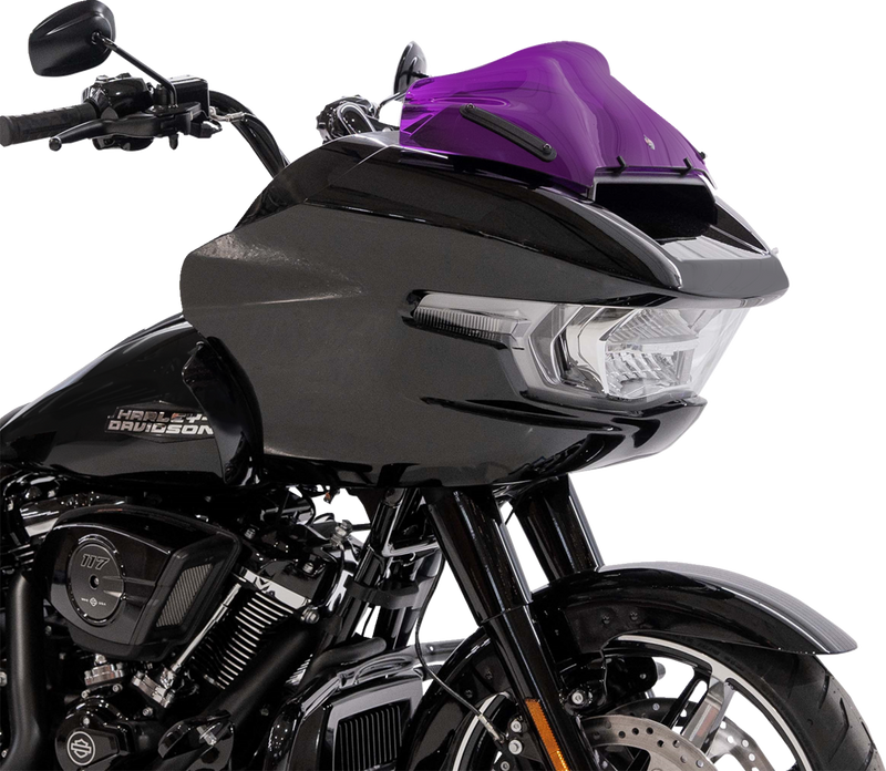 KLOCK WERKS Kolor Flare® Windshield - 8" - Purple - '23-'25 FLTRX KWW-01-0760