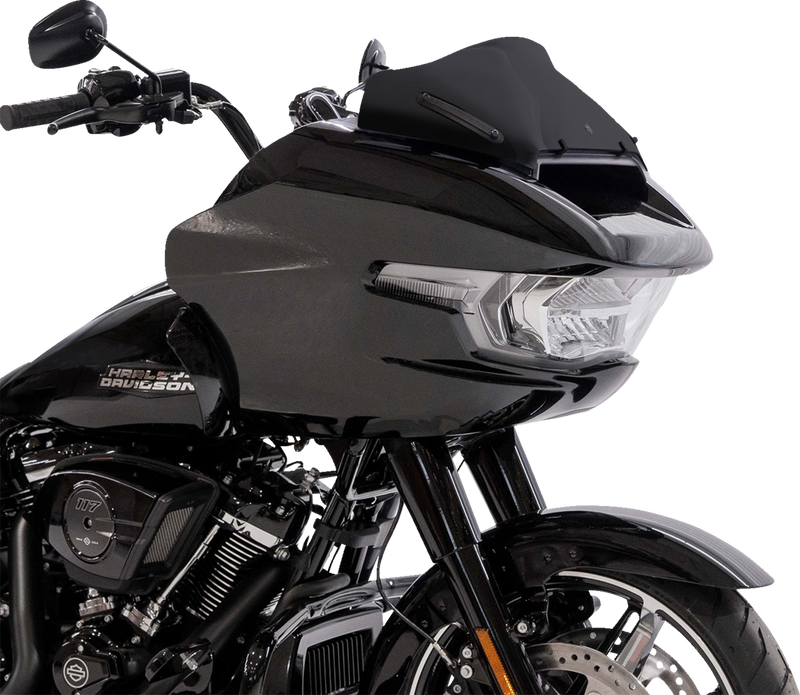 KLOCK WERKS Sport Flare® Windshield - 8" - Black - FLTR KWW-01-0708-B