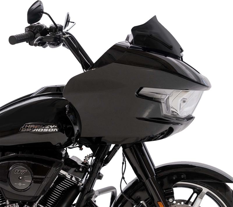 KLOCK WERKS Sport Flare® Windshield - 8" - Black - FLTR KWW-01-0708-B