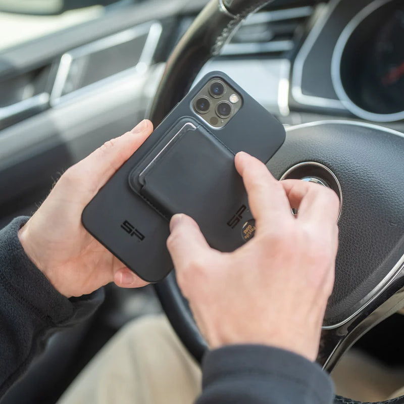 SP CONNECT SPC+ Leather / Composite Card Wallet - Locking