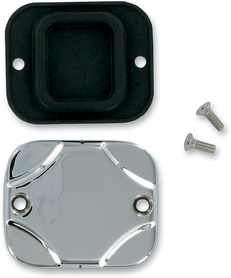 DRAG SPECIALTIES Front Brake Master Cylinder Cover Set - Chrome
