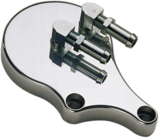 PRO-ONE PERF.MFG. Slimline Oil Filter Mount - Chrome 203150