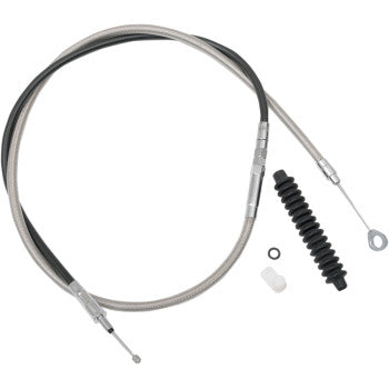 DRAG SPECIALTIES High-Efficiency Braided Stainless Steel Clutch Cable - 63-11/16"