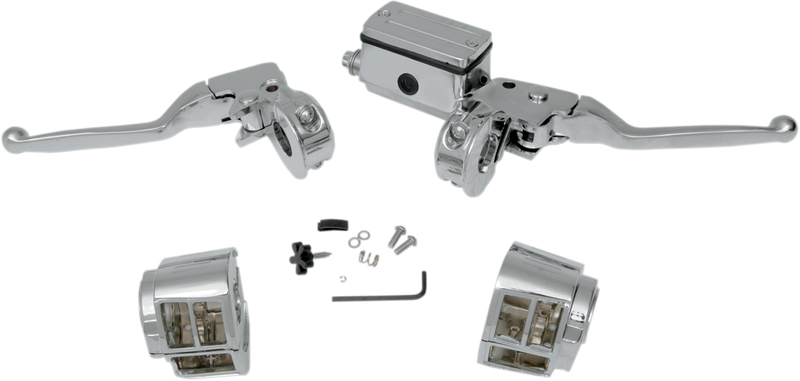 DRAG SPECIALTIES Replacement Handlebar Controls Assembly - Chrome - 5/8"