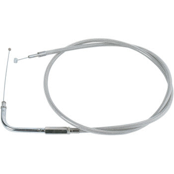 DRAG SPECIALTIES Stainless Braided Throttle Cable - 32-1/2"