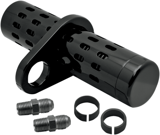PRO-ONE PERF.MFG. Oil Cooler Kit - No Gauge - Black - 1" - 1-1/4" 201050B