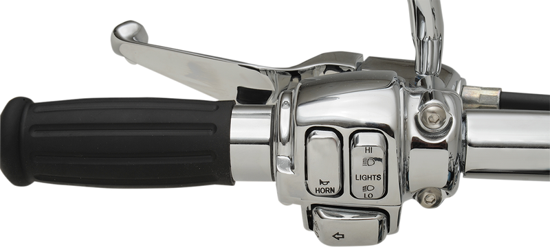 DRAG SPECIALTIES Replacement Handlebar Controls Assembly with Switches - Chrome - 9/16"