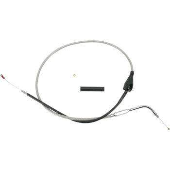 DRAG SPECIALTIES Stainless Braided Idle Cable - 28-1/2"