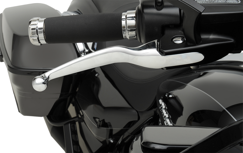 DRAG SPECIALTIES Wide Blade Brake / Clutch Lever Set - Chrome