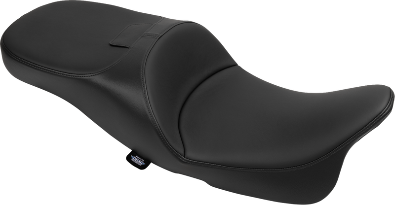 DRAG SPECIALTIES SEATS Extended Reach Freedom Seat - Solar Leather - Smooth Vinyl - FLT/FLH '09-'24 4696E