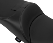 DRAG SPECIALTIES SEATS Extended Reach Freedom Seat - Solar Leather - Smooth Vinyl - FLT/FLH '09-'24 4696E