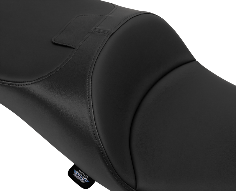 DRAG SPECIALTIES SEATS Extended Reach Freedom Seat - Solar Leather - Smooth Vinyl - FLT/FLH '09-'24 4696E