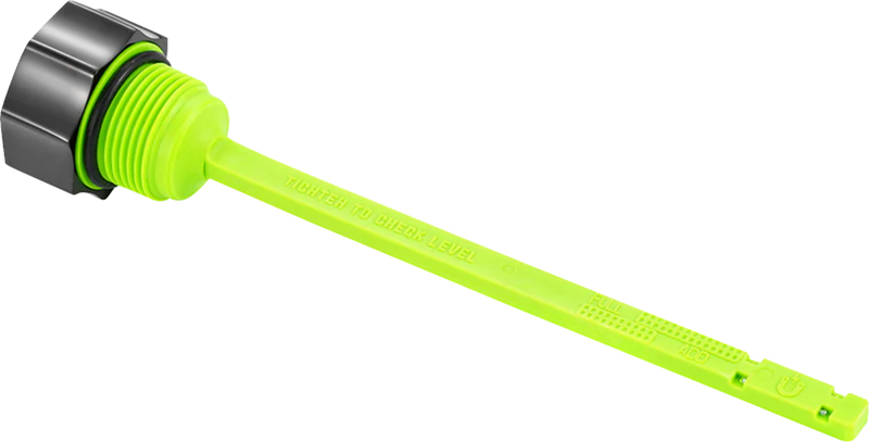 FIGURATI DESIGNS Magnetic Oil Dipstick - Curved - Black - Indian FD01-MAGDSPP-SM-BLK