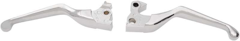 DRAG SPECIALTIES Wide Blade Brake / Clutch Lever Set - Chrome