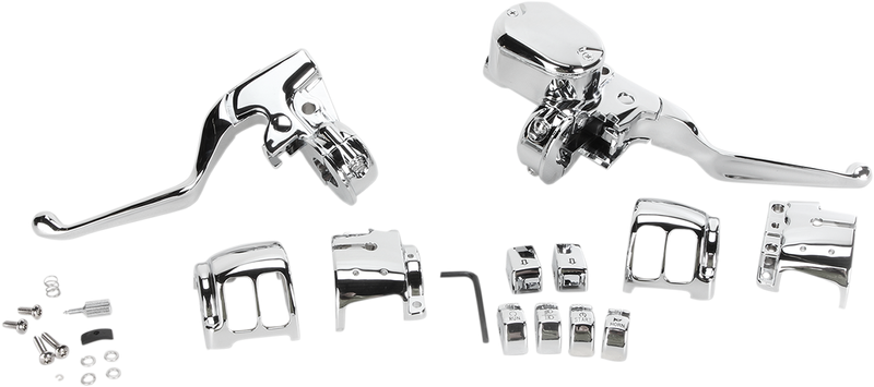 DRAG SPECIALTIES Replacement Handlebar Controls Assembly - Non-ABS - Chrome