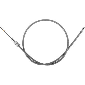 DRAG SPECIALTIES Front-Wheel Drive Speedometer Cable - Braided Stainless Steel - 46-1/2"
