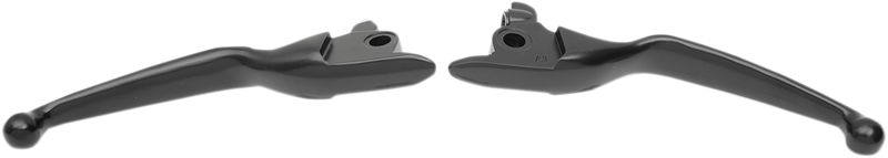 DRAG SPECIALTIES Replacement Wide Blade Brake/Clutch Lever Set - Matte Black - Hydraulic
