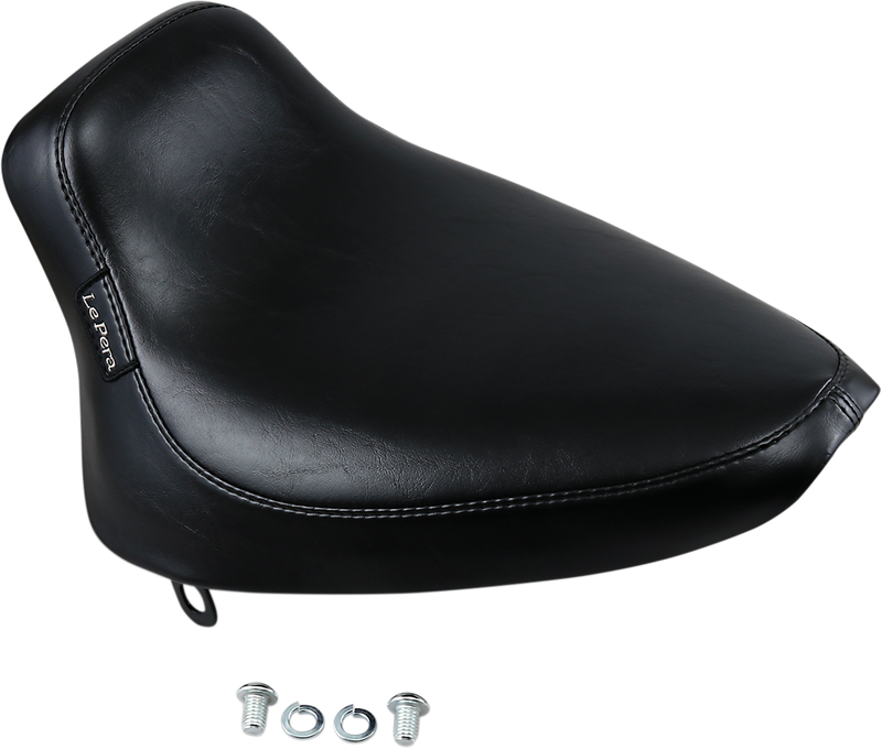 LE PERA Silhouette Solo Seat - Smooth - Black - Softail '84-'99