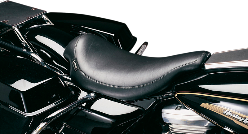 LE PERA Silhouette Solo Seat - Smooth - Black - Touring '91-'96