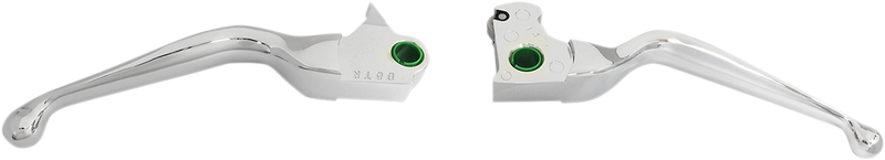 DRAG SPECIALTIES Replacement Wide Blade Brake/Clutch Lever Set - Chrome - Hydraulic