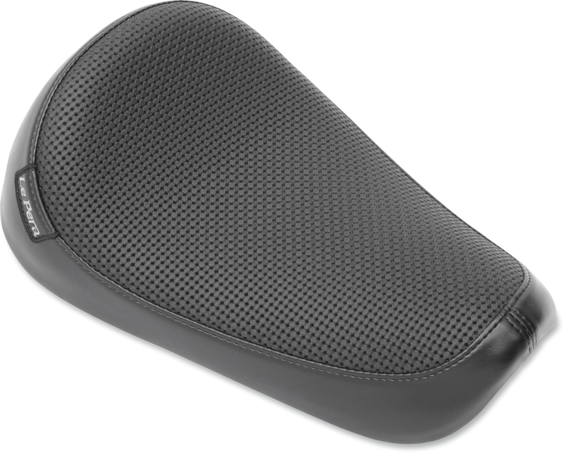 LE PERA Silhouette Solo Seat - Basketweave - Black - Sportster '82-'03